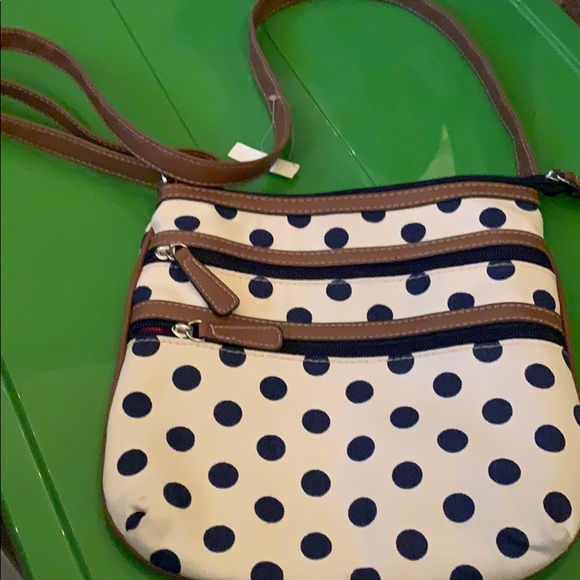 white and blue purse - Picture 1 of 2